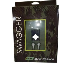 MP3 Player Swagger 2 GB Camo music audio sports Manual bundle Ear Phones Set Run